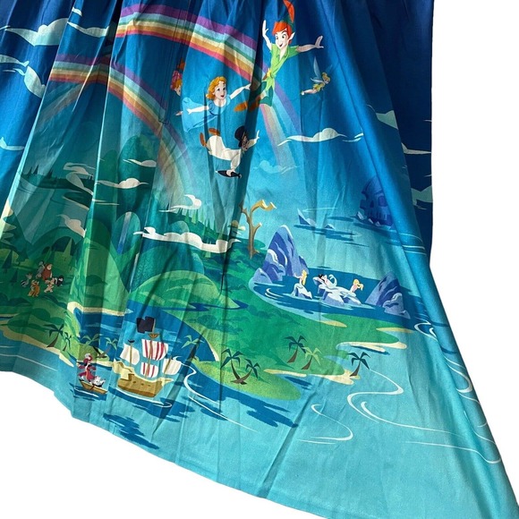 Disney Blue A-Line Skirt with Rainbow Design - Picture 15 of 15